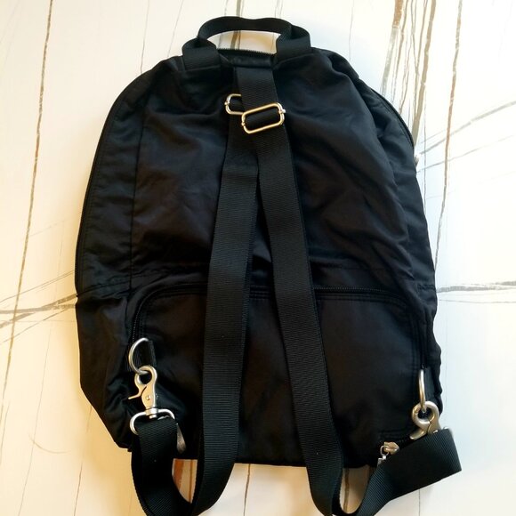 Baggalini Black Travel Backpack Purse - Picture 4 of 7